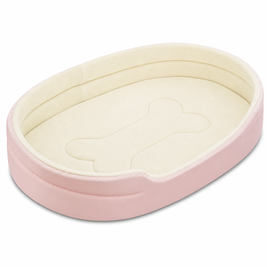 ✨50 % DE RÉDUCTION EN CE MOMENT ! ✨Panier ovale amovible pour animaux en polaire et tissu Oxford avec fond déperlant antidérapant et rembourrage en mousse pour chiens et chats