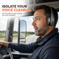 Casque sans fil Bluetooth pour centre d'appels, avec réduction de bruit environnemental ENC et appairage automatique, pour service client et chauffeurs routiers