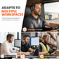 Casque sans fil Bluetooth pour centre d'appels, avec réduction de bruit environnemental ENC et appairage automatique, pour service client et chauffeurs routiers