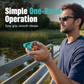 Dispositif portable de moulinet de pêche de poche sans canne