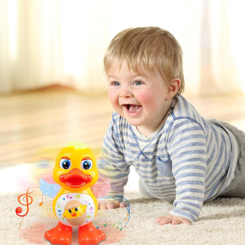 Jouet canard musical interactif pour bébés