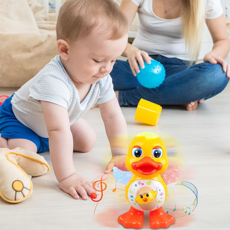 Jouet canard musical interactif pour bébés