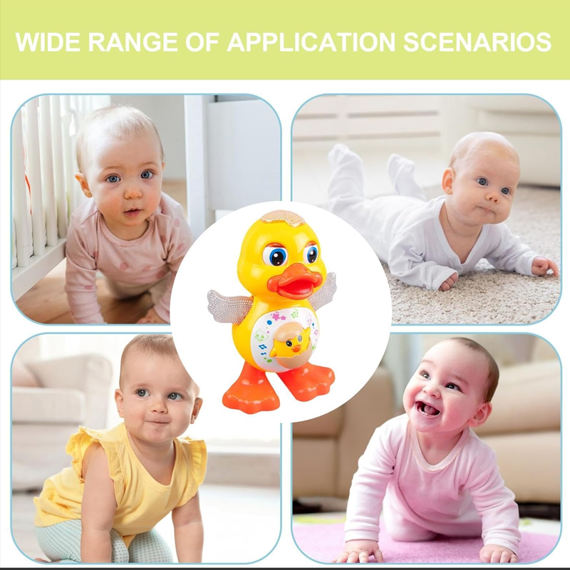 Jouet canard musical interactif pour bébés