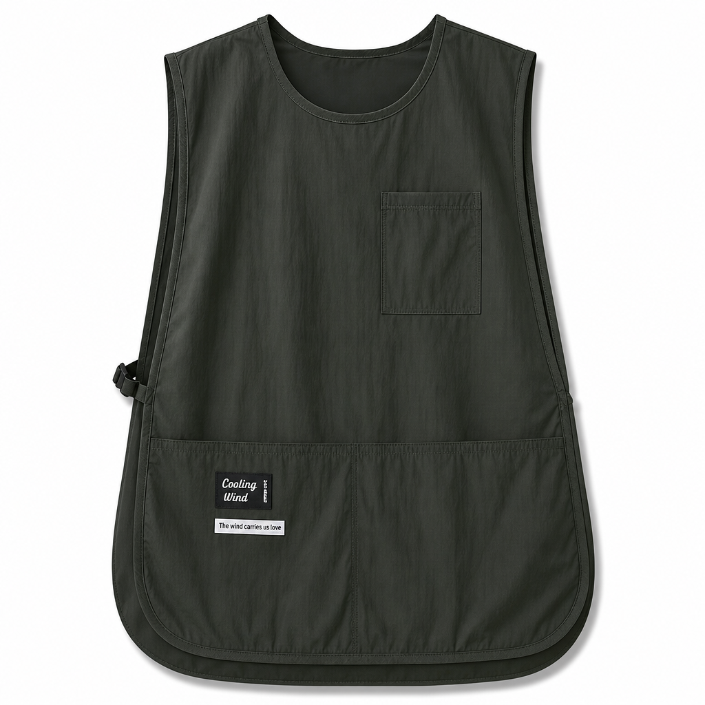⏳Time-Limited Special⏰Waterproof and Oilproof Kitchen Vest Apron Breathable Sleeveless Workwear for Catering and Food Service
