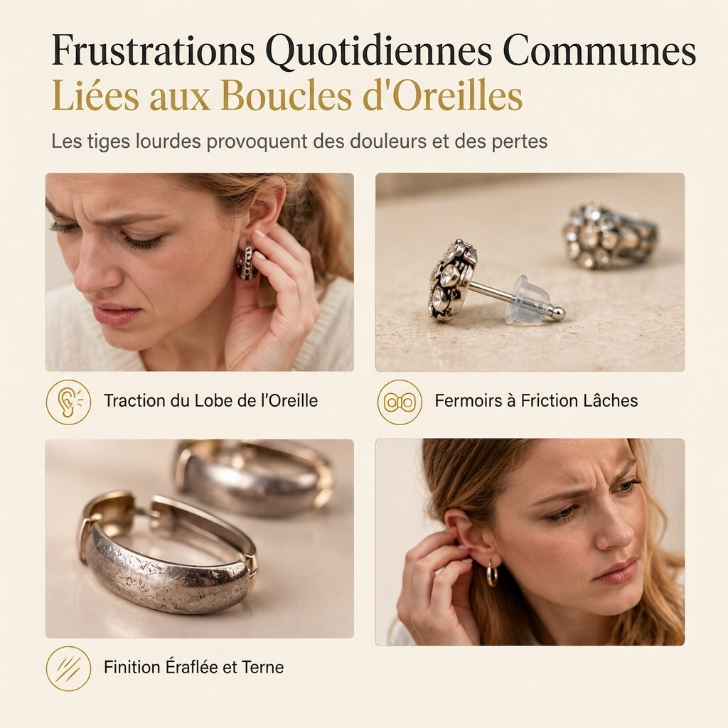 Boucles d'oreilles huggie en forme de U imprimé léopard vintage pour femmes