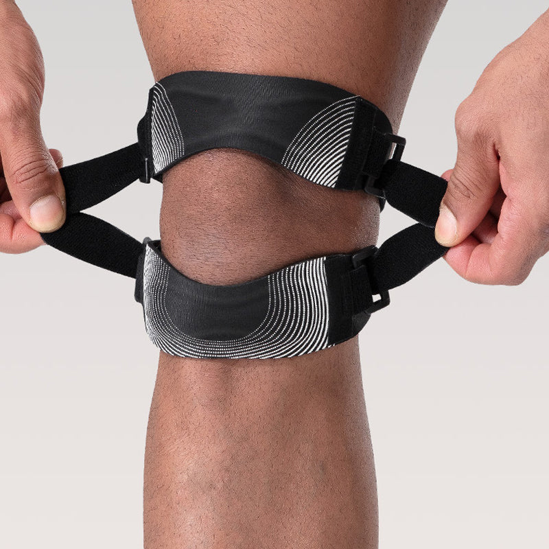 🦵 50 % DE RÉDUCTION ! 🏋️ Genouillère réglable pour la rotule – Stabilisante et confortable