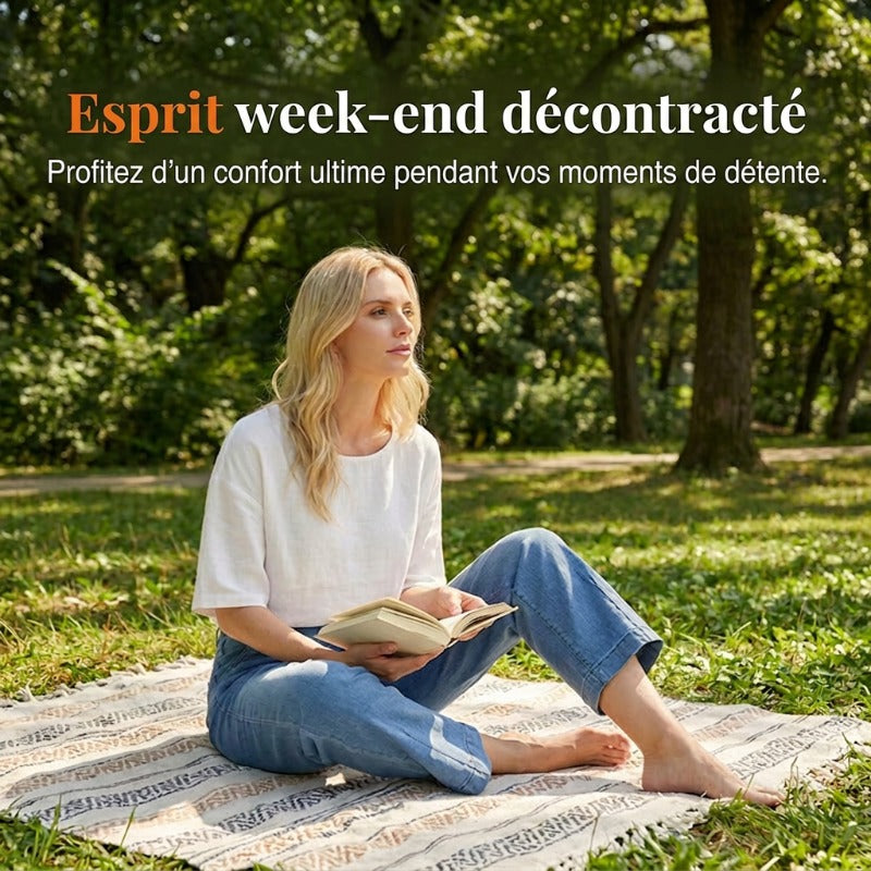 Jean droit court à taille haute pour femme